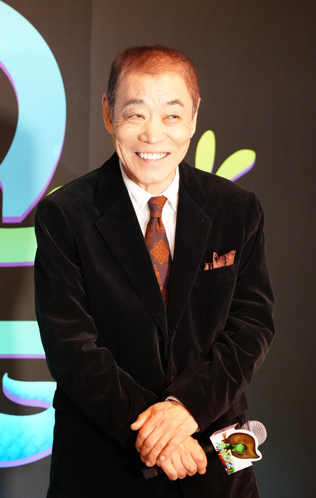 映画「ズートピア2」前夜祭舞台あいさつに臨む柄本明（撮影・江口和貴）