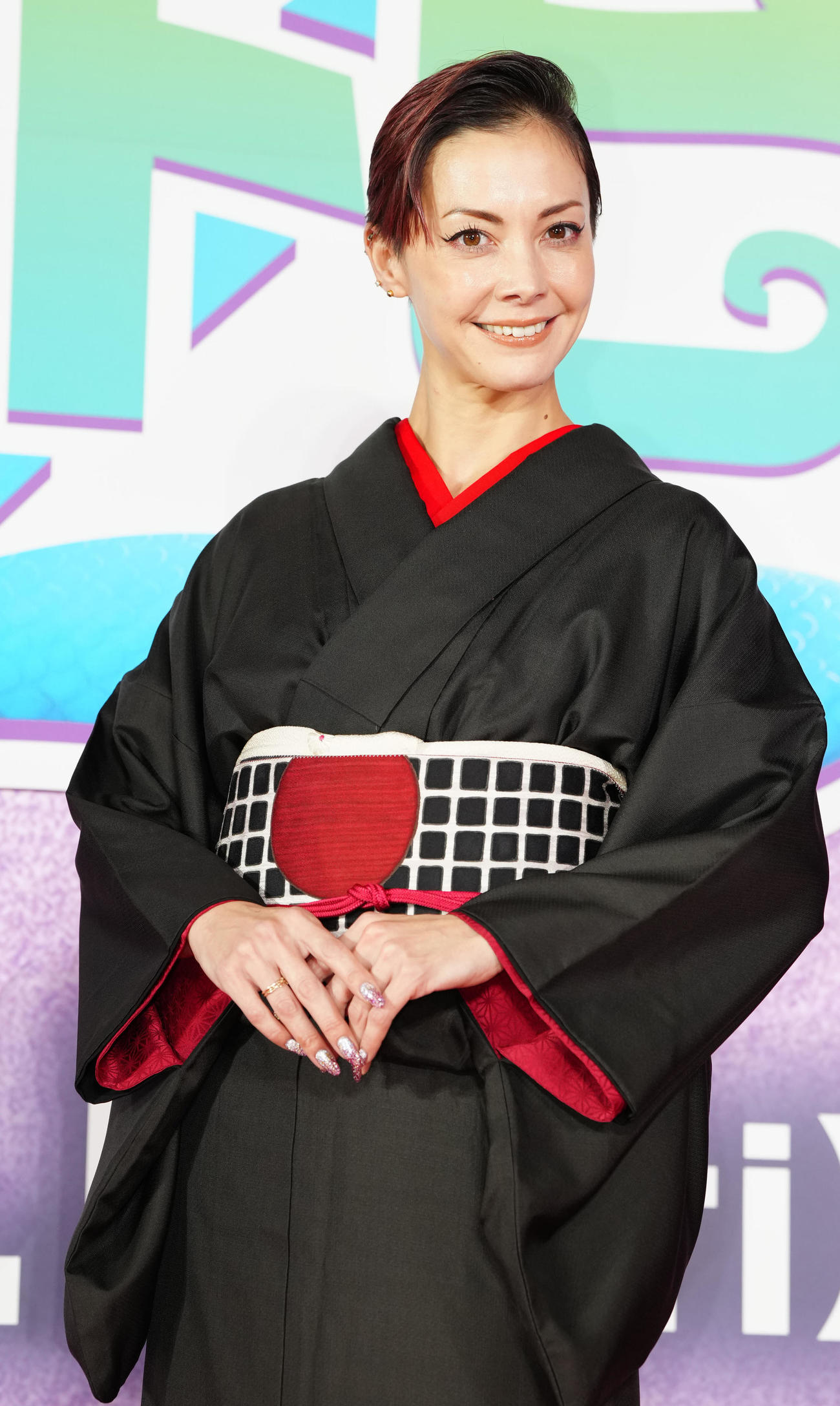 映画「ズートピア2」前夜祭イベントに臨む土屋アンナ（撮影・江口和貴）
