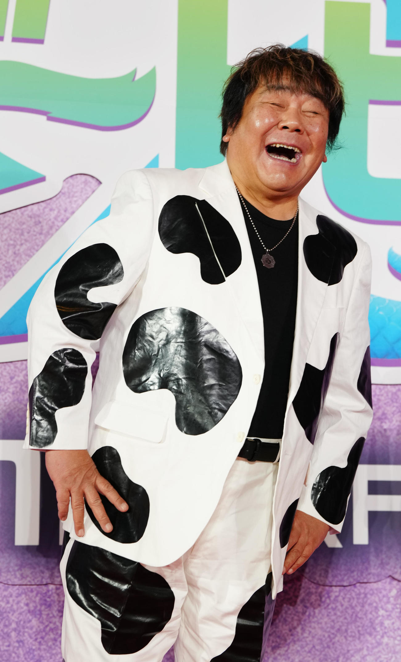 映画「ズートピア2」前夜祭イベントに臨む石塚英彦（撮影・江口和貴）