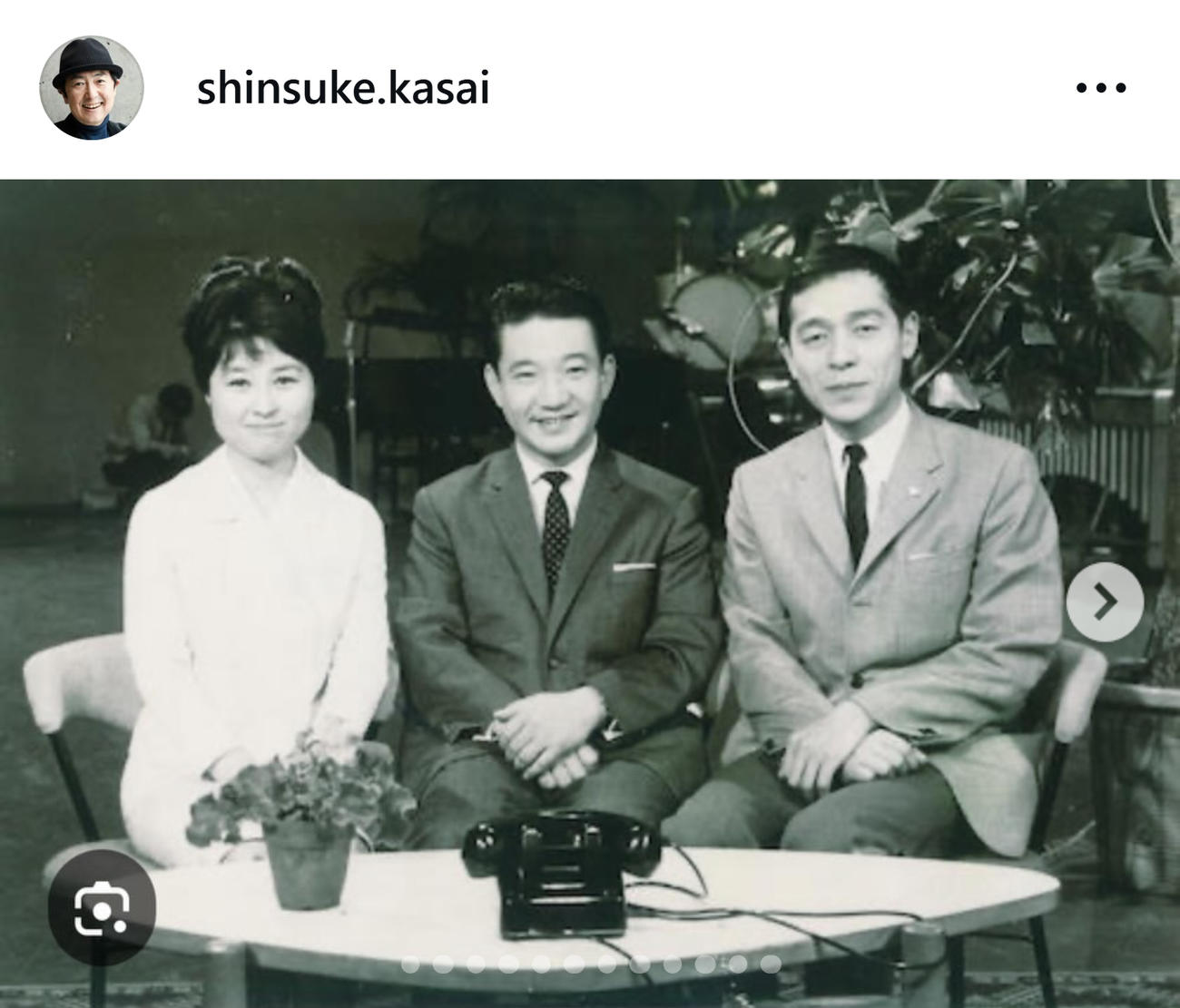笠井信輔のインスタグラムから
