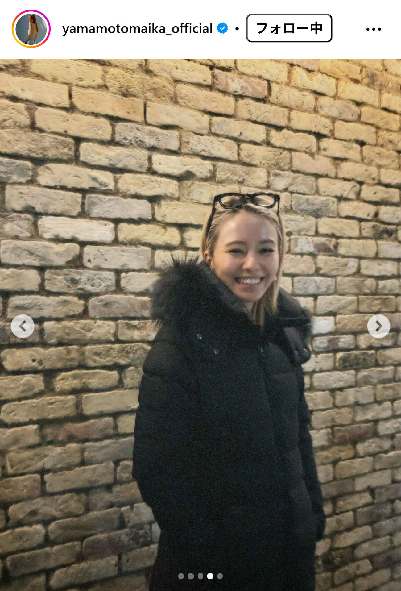 山本舞香のインスタグラムから