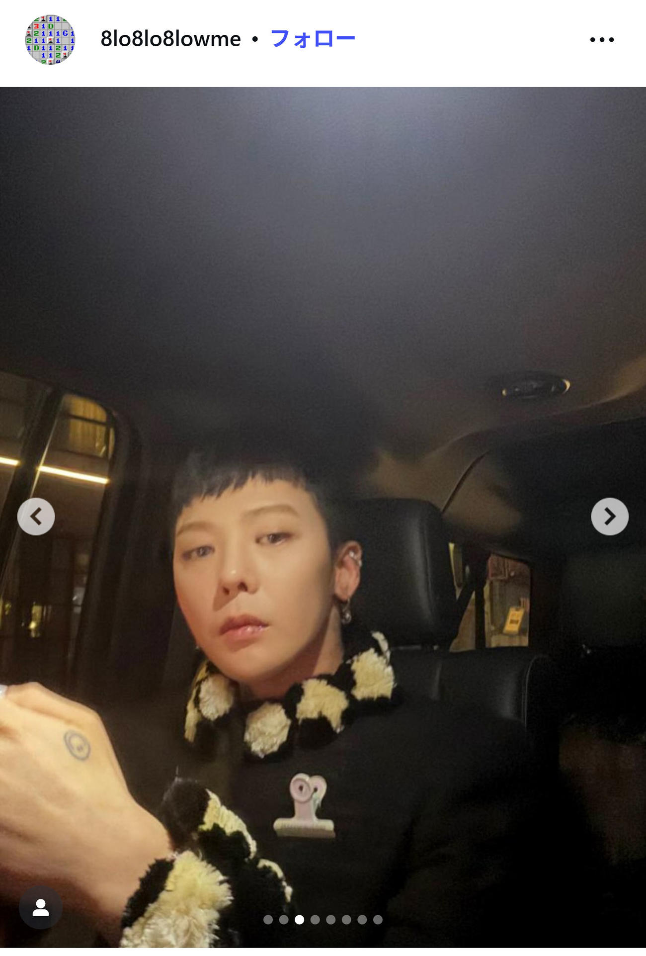 G－DRAGONのインスタグラムから