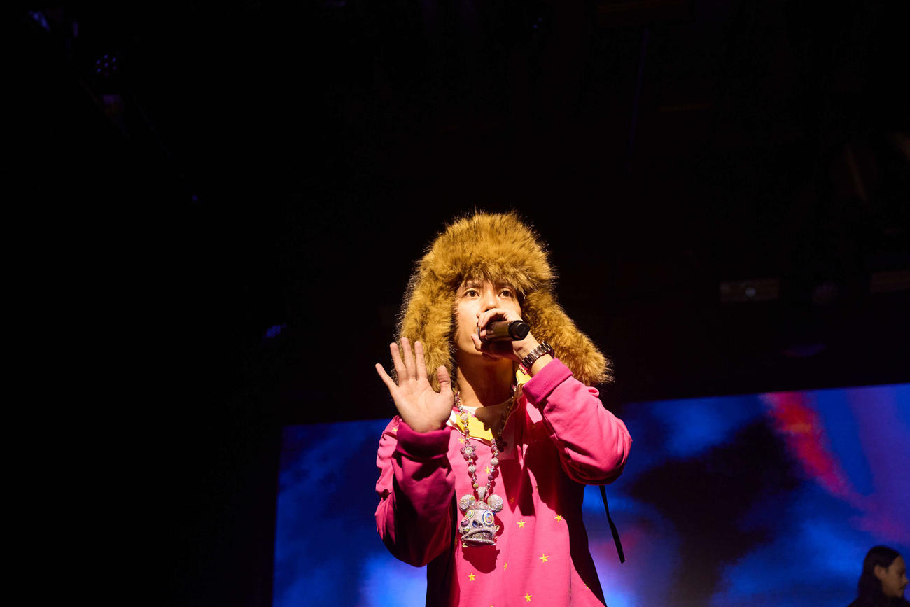 「ennichi　’25 Japanese Music Experience LA」でパフォーマンスするJP THE WAVY（Photo by YURI HASEGAWA）