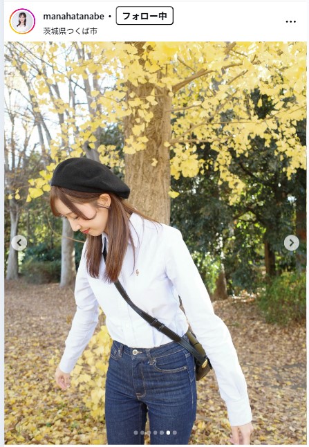 田辺真南葉のインスタグラムから