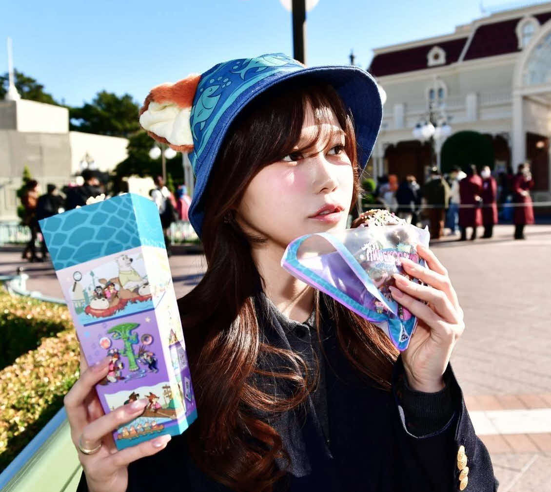 東京ディズニーランドで行われた映画「ズートピア2」日本公開記念スペシャルグリーティングや特別メニューなどをリポートしたモデルの花蓮