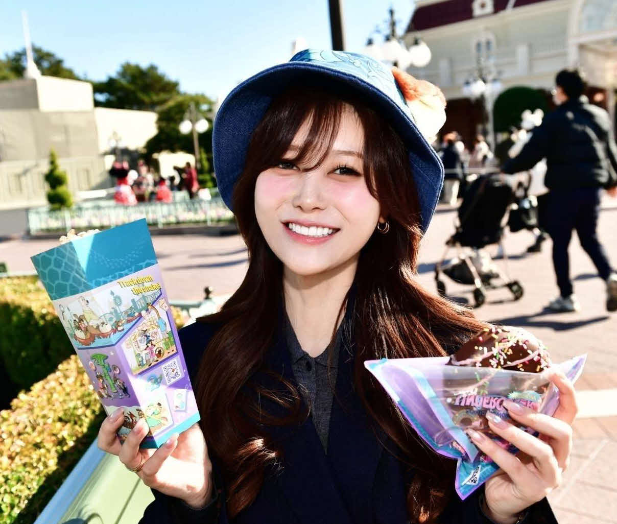 東京ディズニーランドで行われた映画「ズートピア2」日本公開記念スペシャルグリーティングや特別メニューなどをリポートしたモデルの花蓮