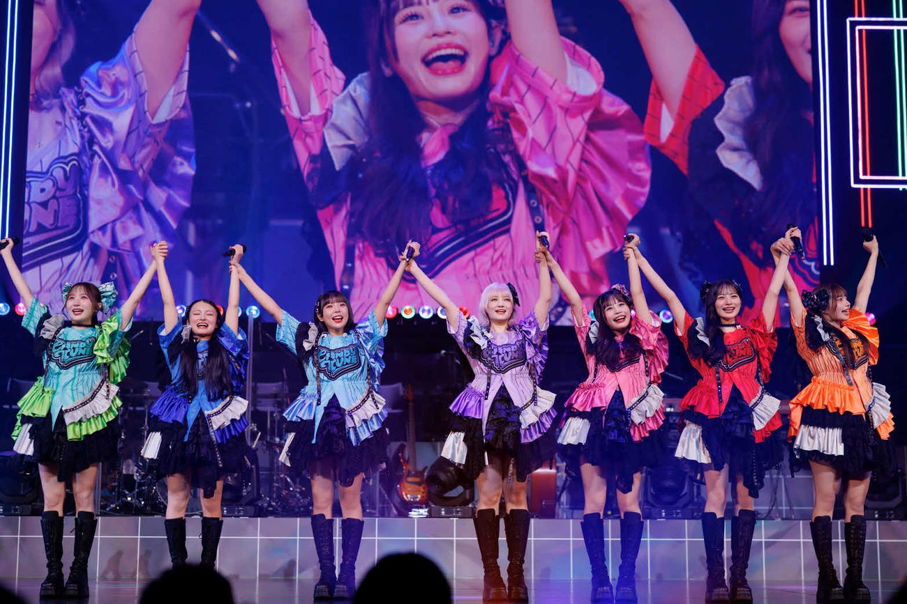 全国ツアー千秋楽公演を行ったCANDY TUNE（ヨシモリユウナ氏撮影）