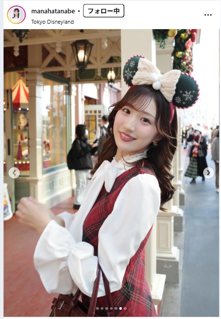 田辺真南葉のインスタグラムから