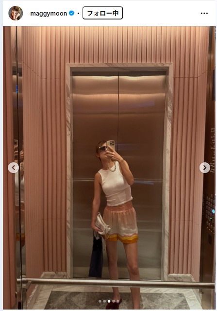 マギーのインスタグラムから