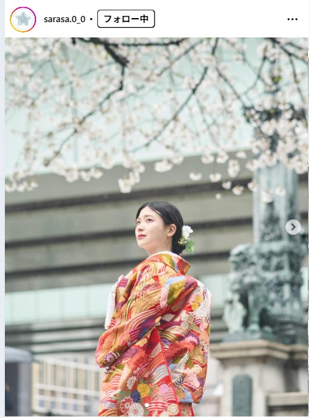 門脇更紗のインスタグラムから