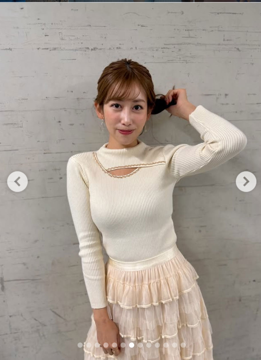 中川安奈のインスタグラムから