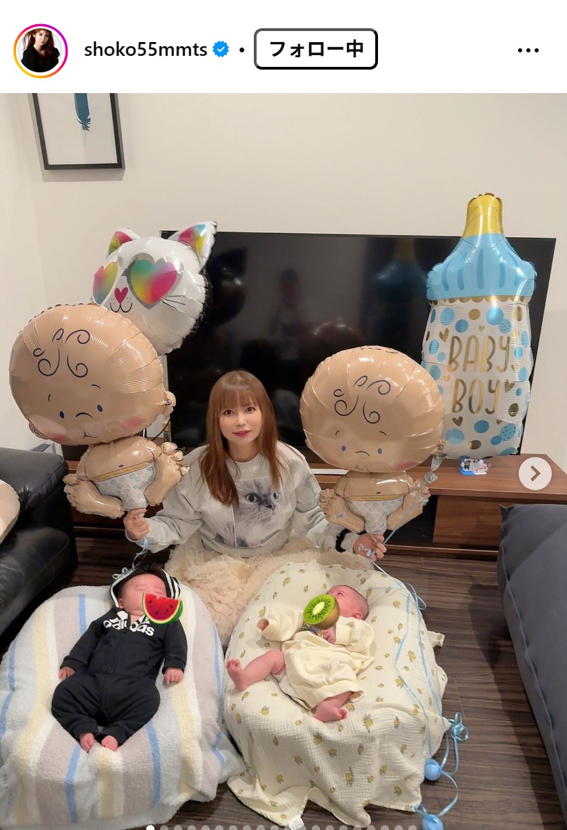中川翔子のインスタグラムから