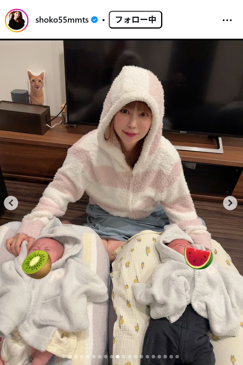中川翔子のインスタグラムから