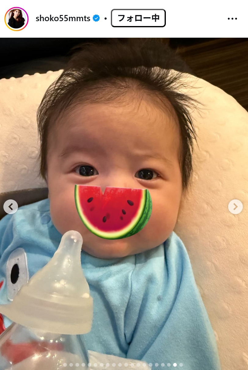 中川翔子のインスタグラムから