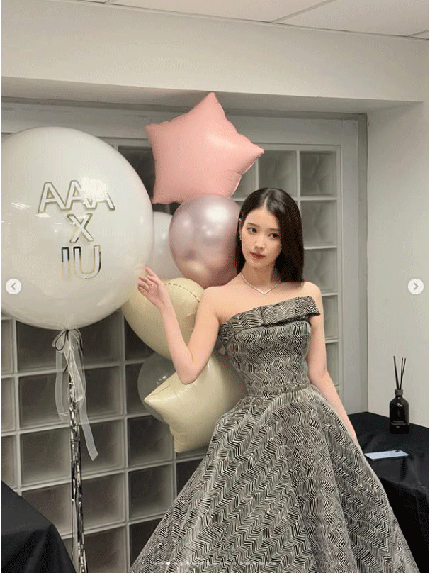 IUのインスタグラムから