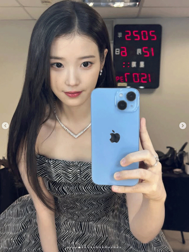 IUのインスタグラムから