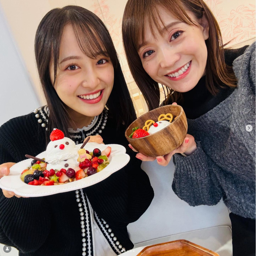 TBS江藤愛アナのインスタグラムから
