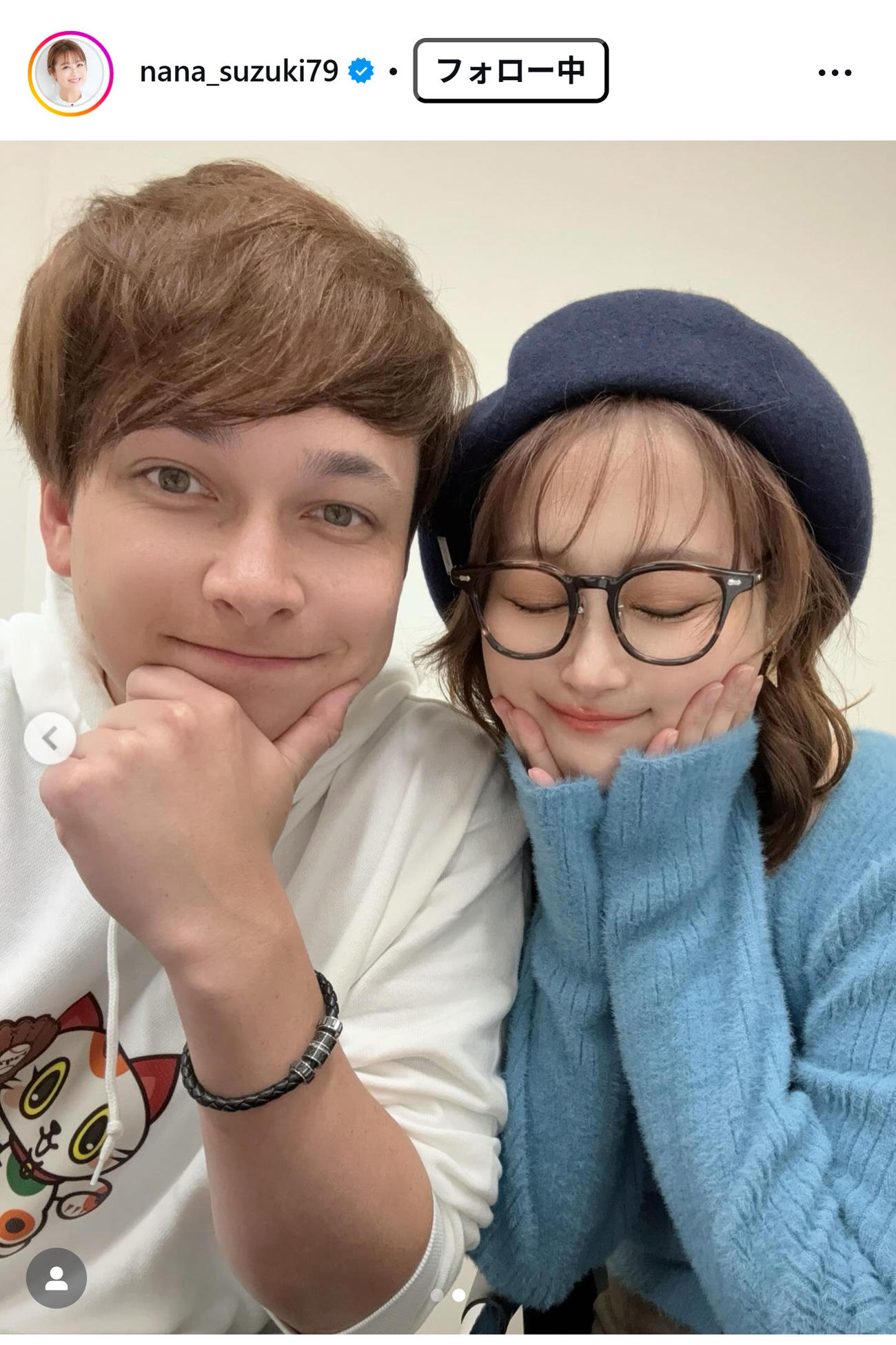 鈴木奈々のインスタグラムから