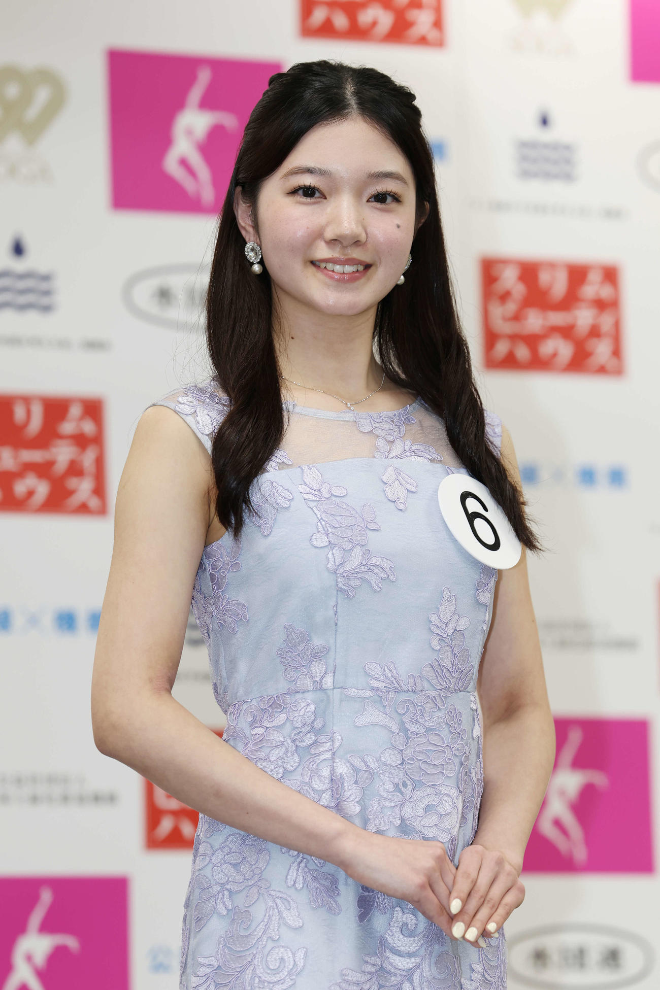 第58回ミス日本コンテスト2026開催告知＆ファイナリスト紹介記者発表会　ファイナリストに選ばれた石澤春菜さん（撮影・宮地輝）