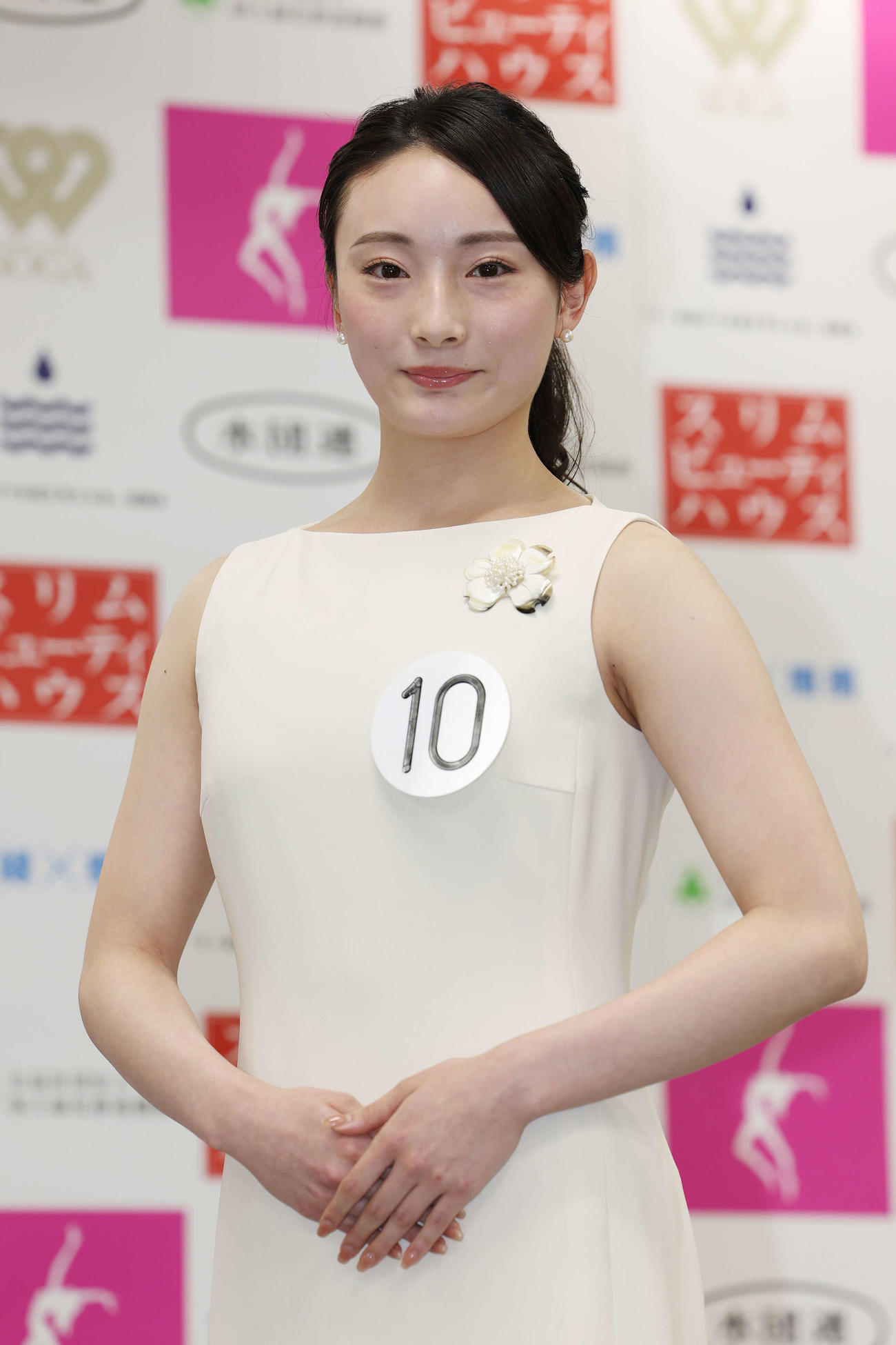 第58回ミス日本コンテスト2026開催告知＆ファイナリスト紹介記者発表会　ファイナリストに選ばれた石原菜月さん（撮影・宮地輝）