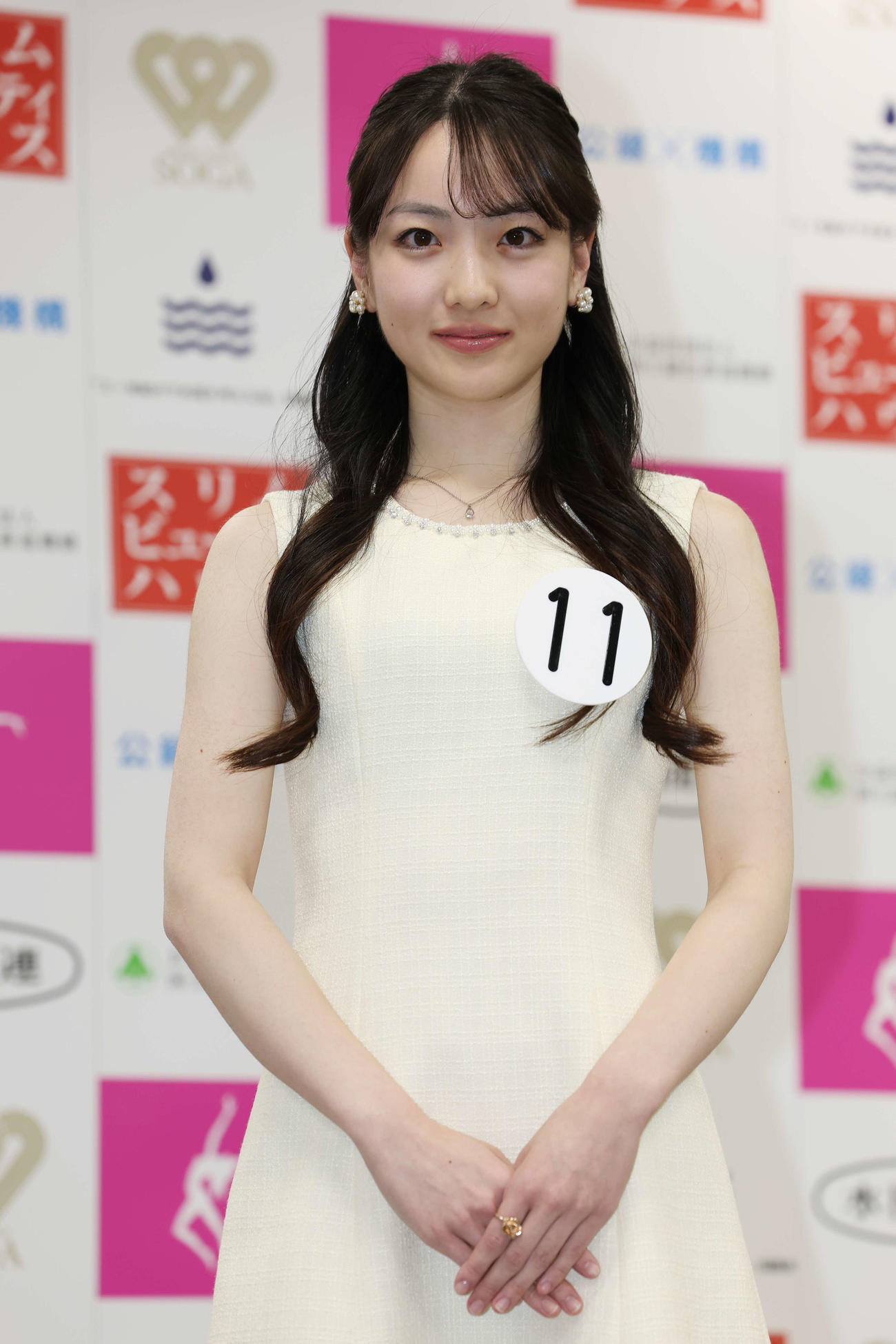 第58回ミス日本コンテスト2026開催告知＆ファイナリスト紹介記者発表会　ファイナリストに選ばれた網倉瑞姫さん（撮影・宮地輝）