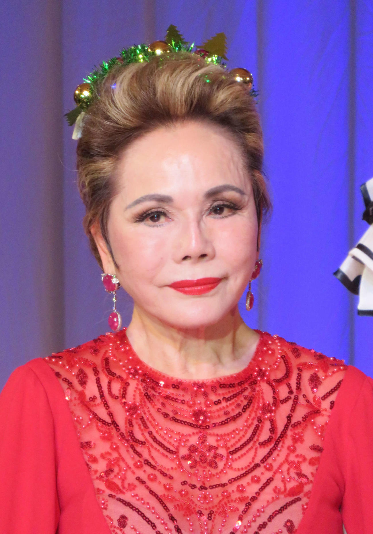 動物愛護のためのチャリティーイベントを行ったデヴィ夫人