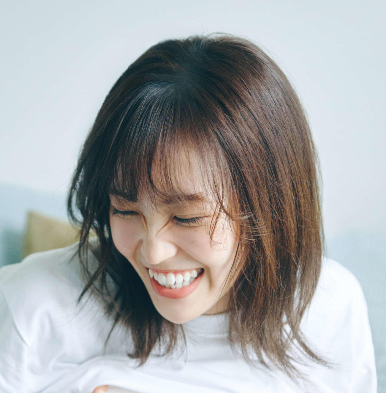 公開された櫻坂46松田里奈のランジェリーカット（撮影／北浦敦子）
