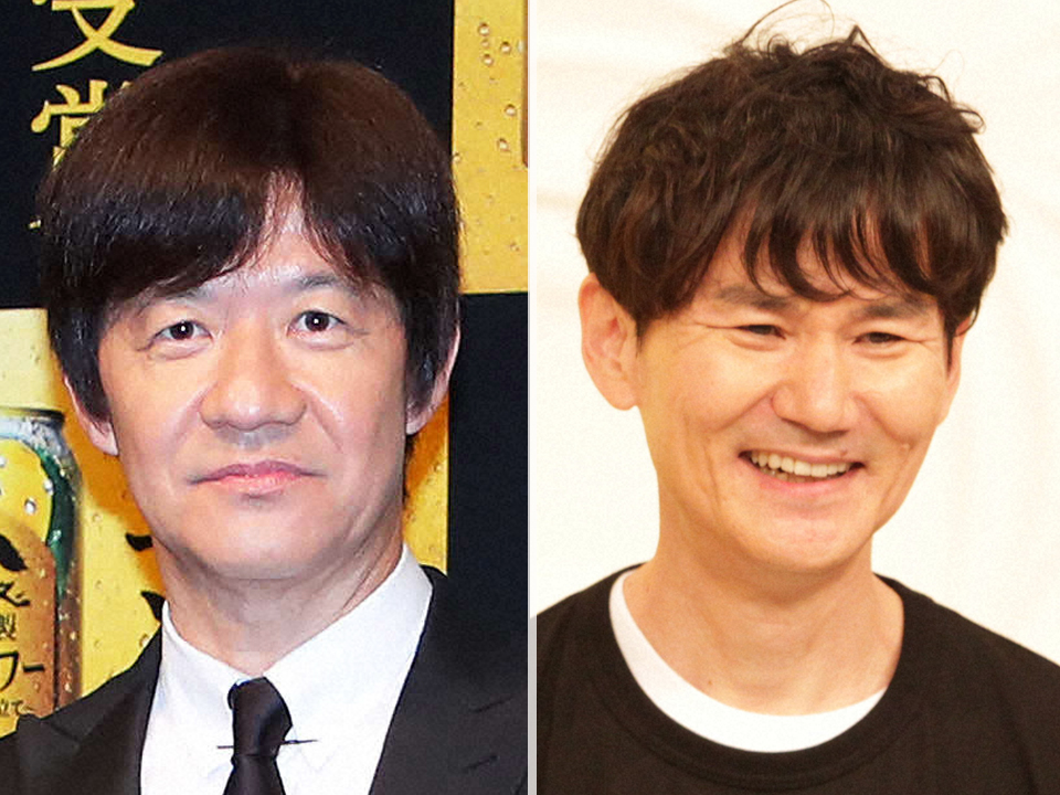 ウッチャンナンチャンの内村光良（左）と南原清隆