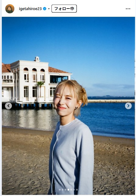 井桁弘恵のインスタグラムから