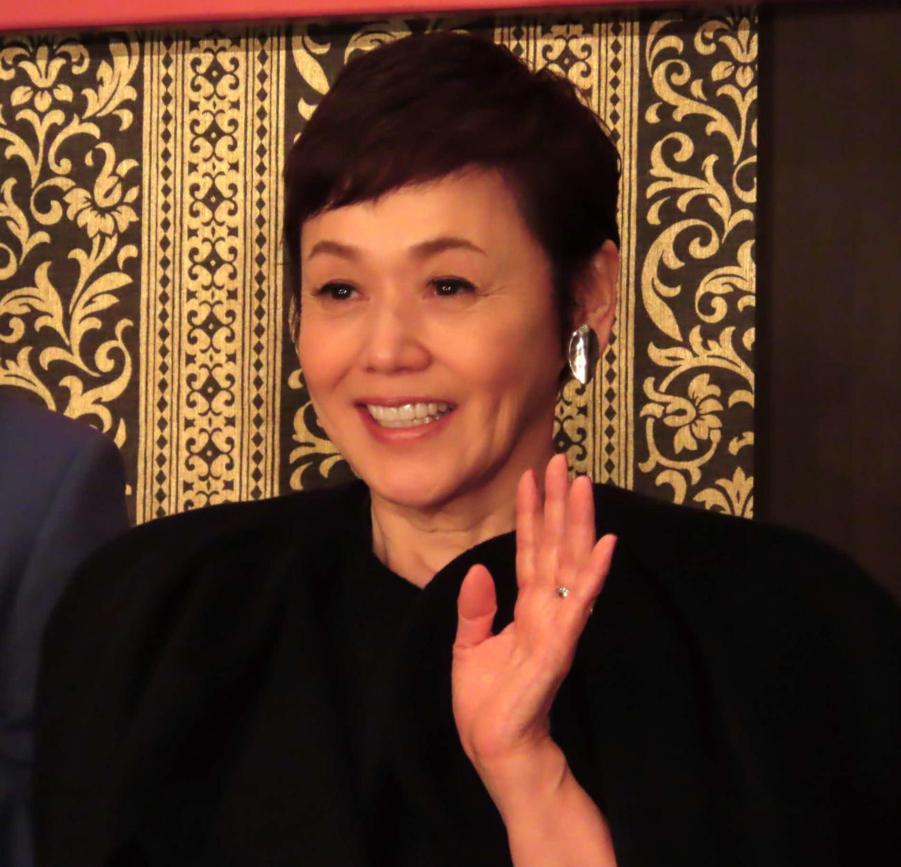 「ピアフ」15周年記念公演の製作発表会見に登壇した大竹しのぶ