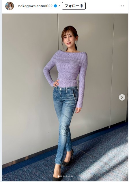 中川安奈のインスタグラムから