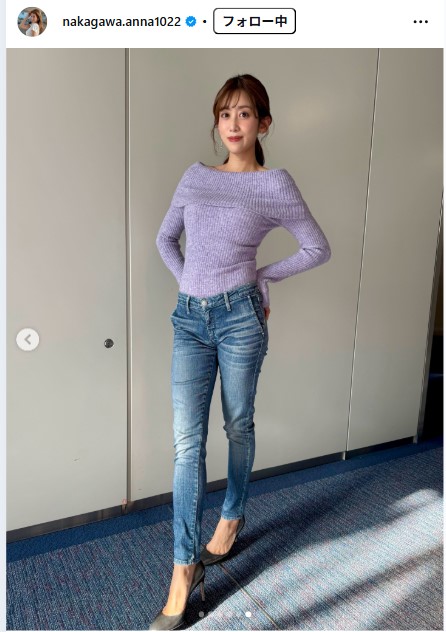 中川安奈のインスタグラムから