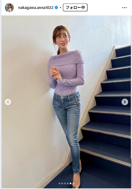 中川安奈のインスタグラムから