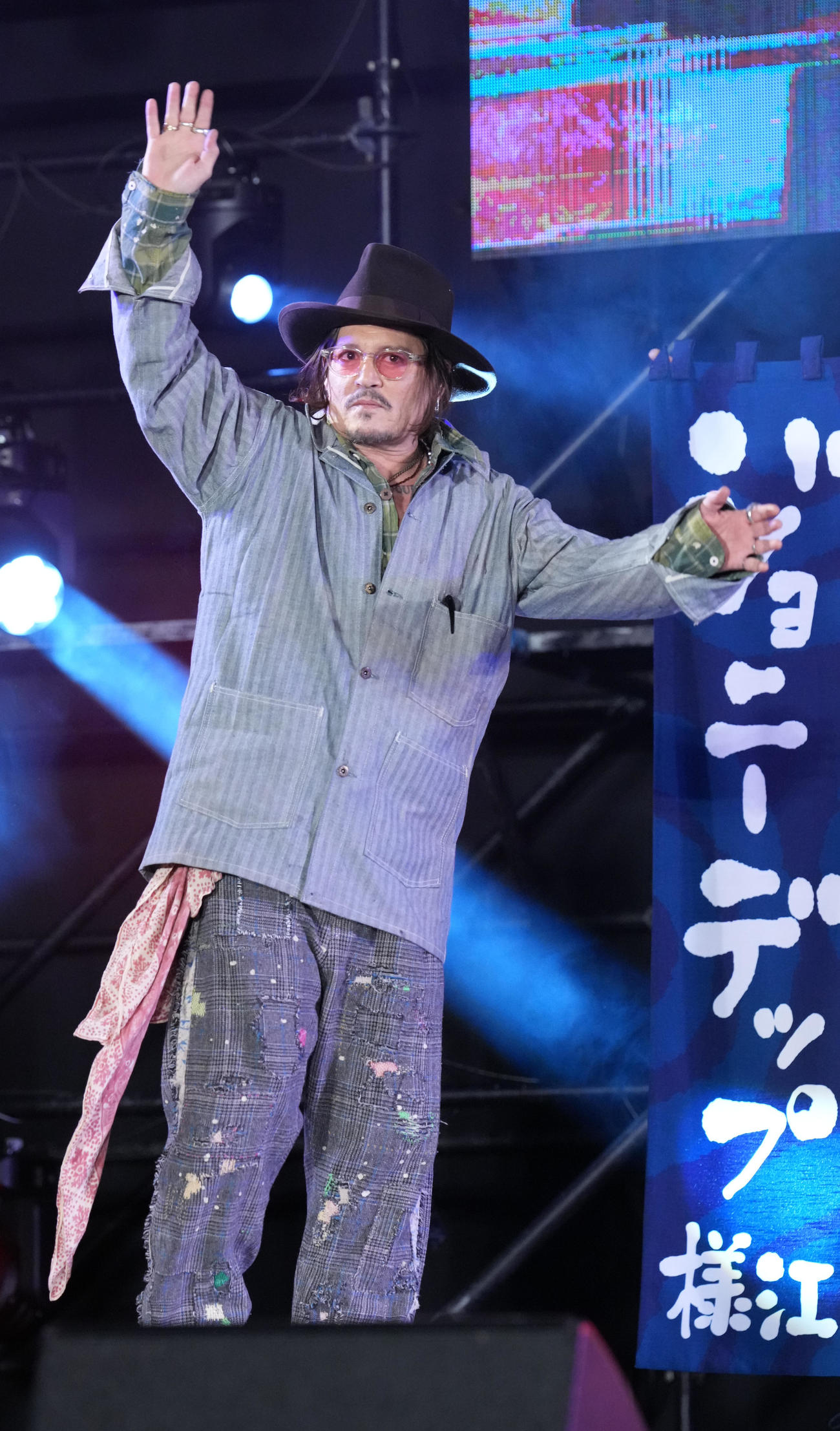 東京コミックコン2025に出演したジョニー・デップ（2025年12月撮影）