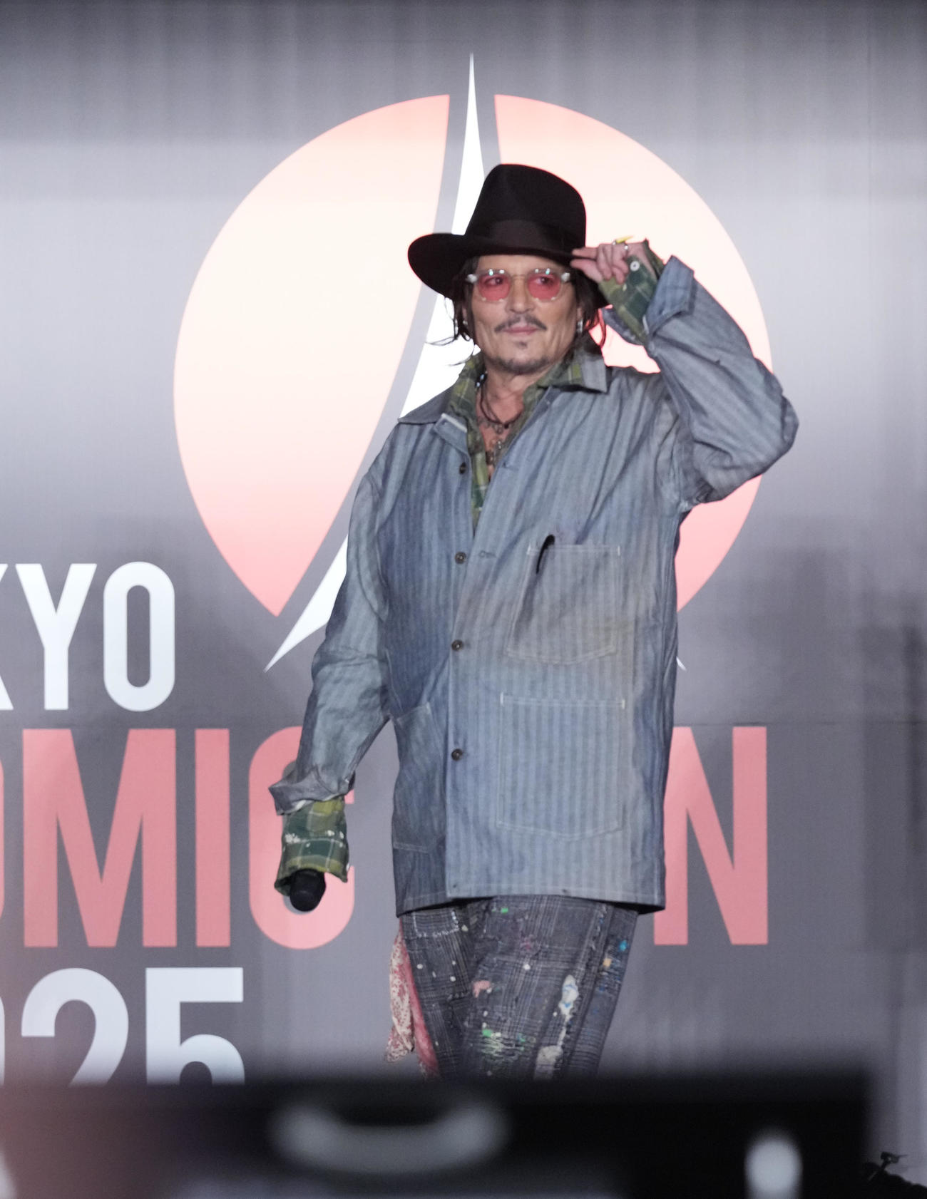 東京コミックコン2025に出演したジョニー・デップ（2025年12月撮影）