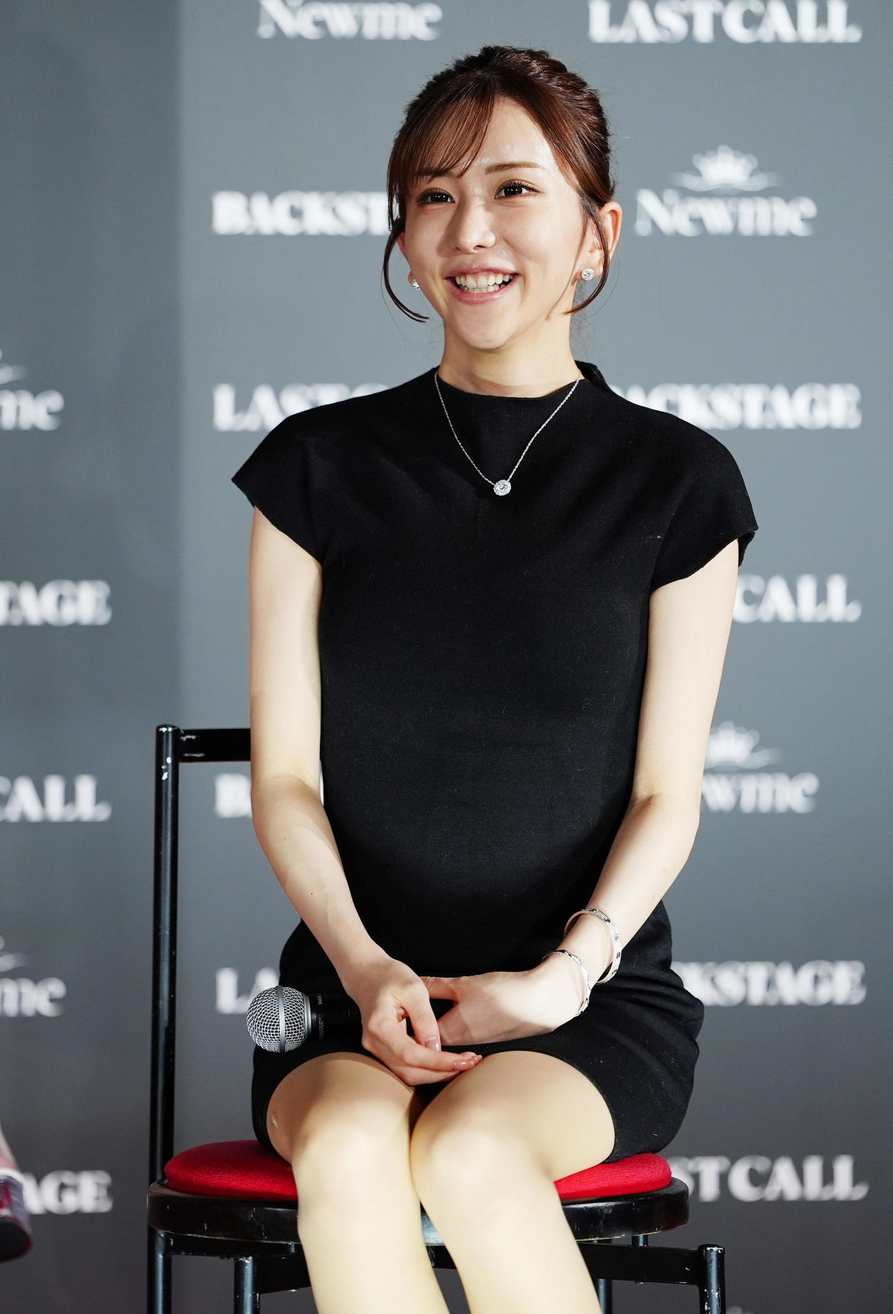 「LAST CALL」制作発表会で登壇した番組出演者のヤマトリノさん（撮影・清水貴仁）