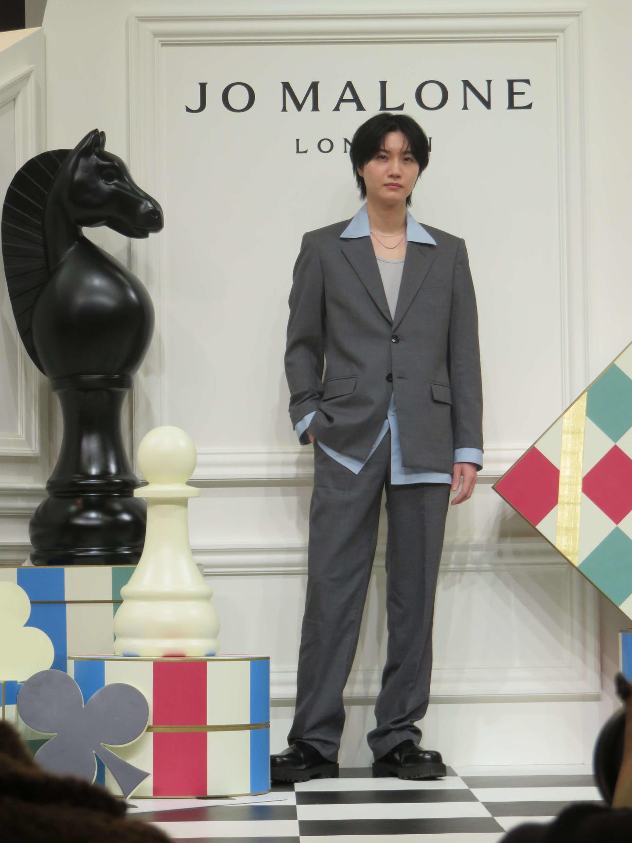 「ジョー　マローン　ロンドン」の「“Fun and Games”　Pop－Up Event」フォトコールに出席した桜田通