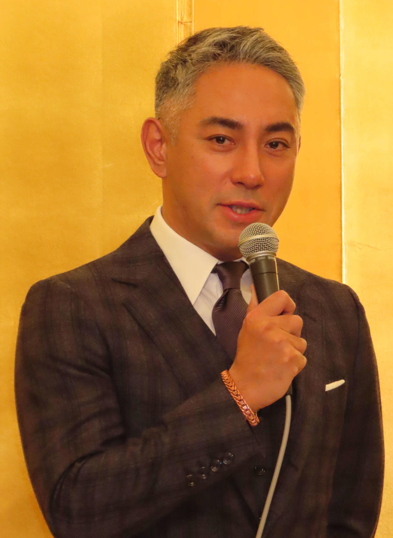 「市川團十郎特別公演」の制作発表会見を行った市川團十郎