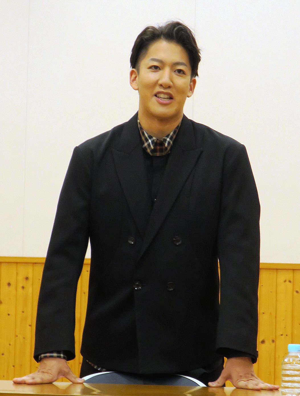 1月歌舞伎座「壽　初春大歌舞伎『蜘蛛絲梓弦』」取材会を行った尾上右近
