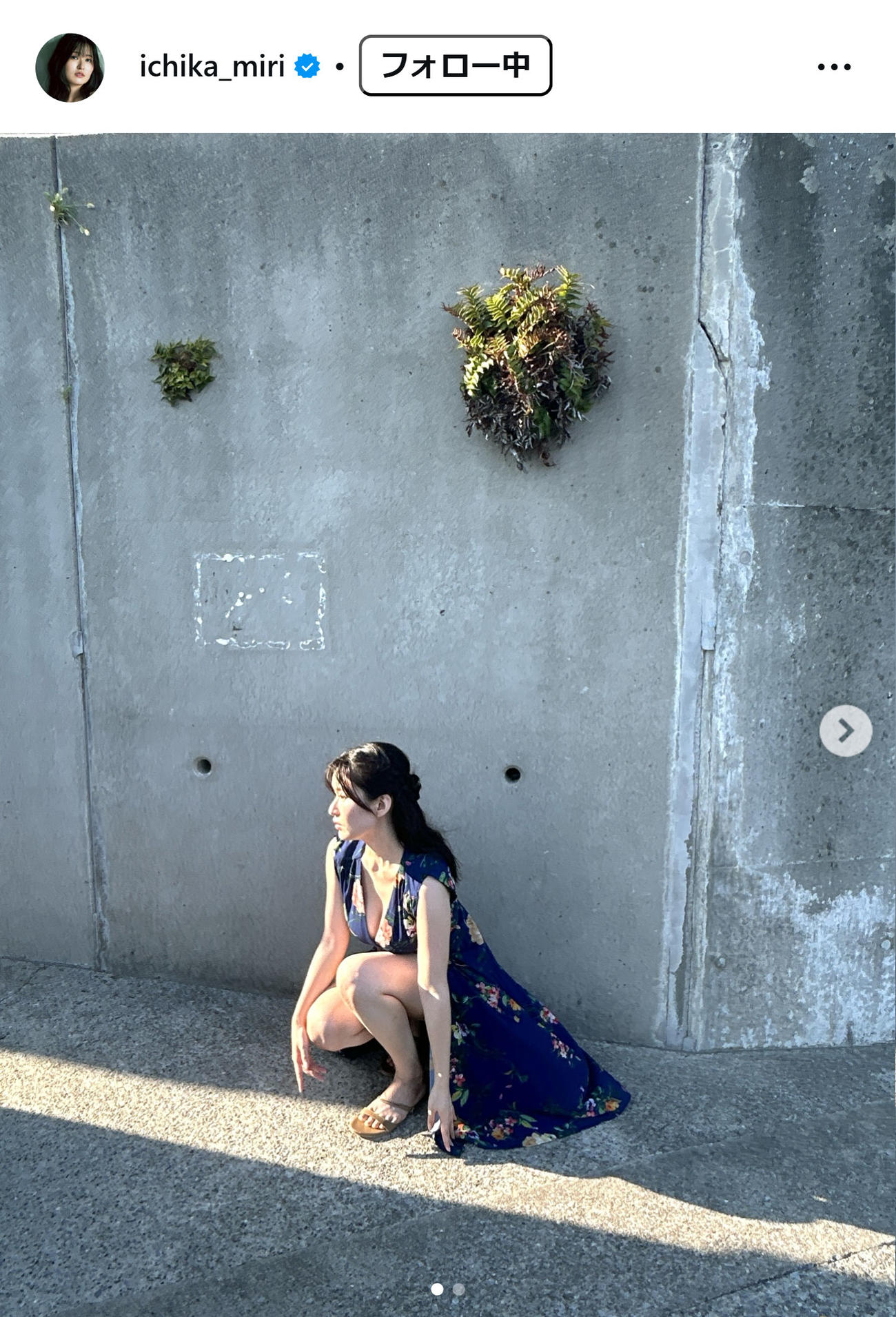 未梨一花のインスタグラムから