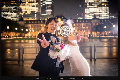 大学非常勤講師の38歳俳優が結婚「最高のパートナーと出会えた