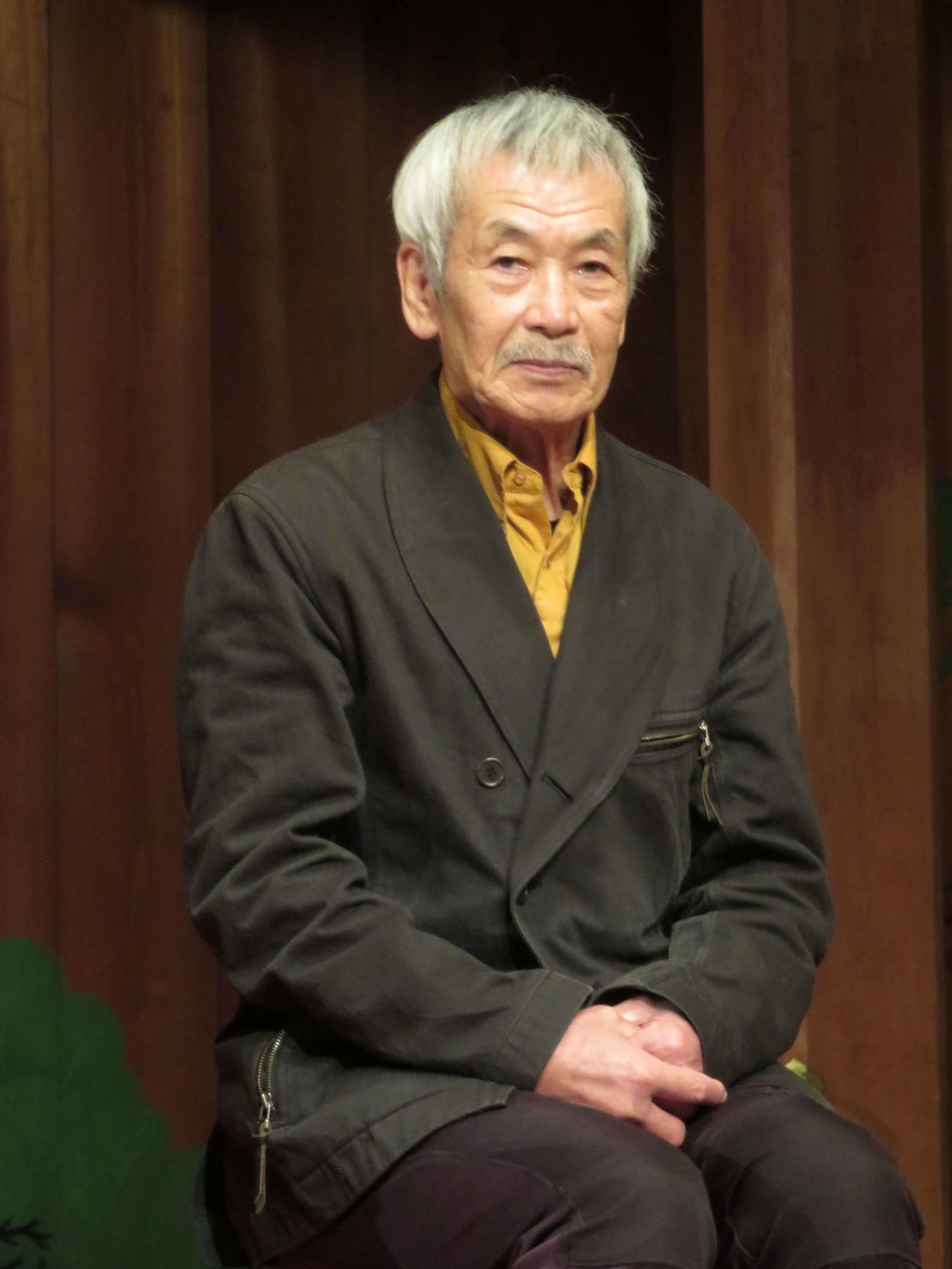 「田中泯＋谷口裕和　独独座－コレモコテン－」記者会見を行った田中泯