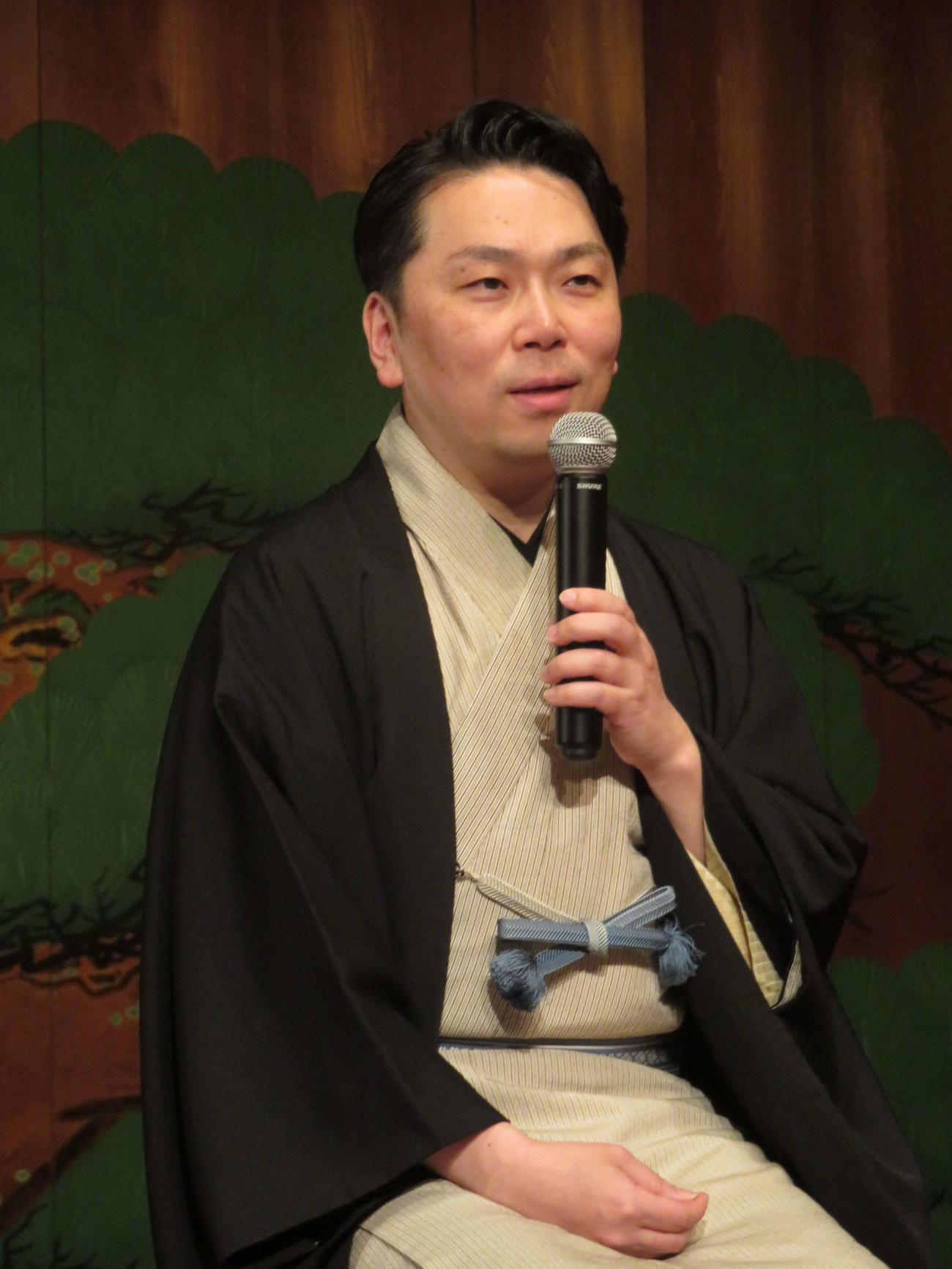「田中泯＋谷口裕和　独独座－コレモコテン－」記者会見を行った谷口裕和