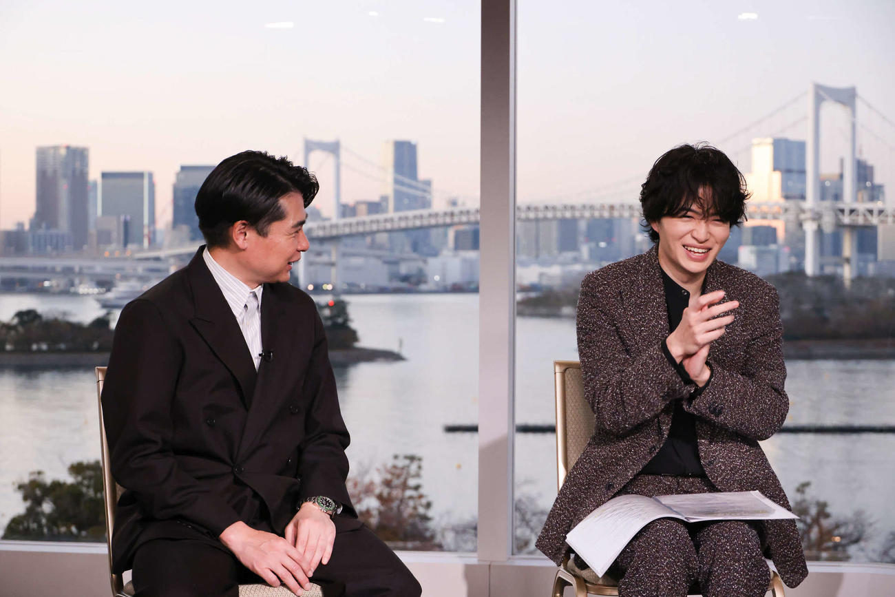 「菊池風磨のスポーツキングダム2025」に出演するtimelesz菊池風磨（右）と平成ノブシコブシ吉村崇