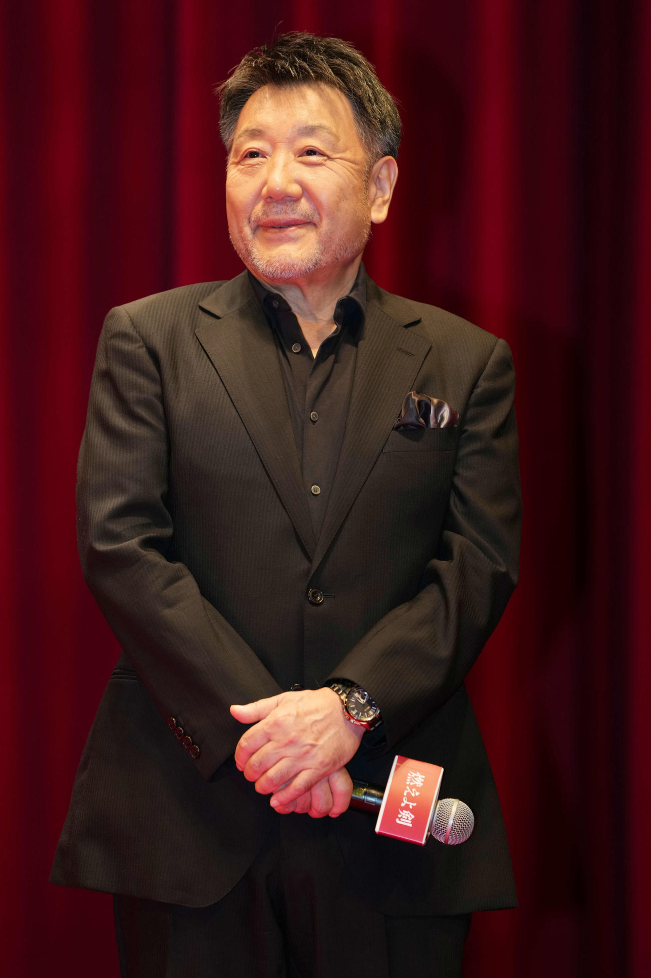 21年9月　映画「燃えよ剣」完成報告イベントに出席した原田真人監督
