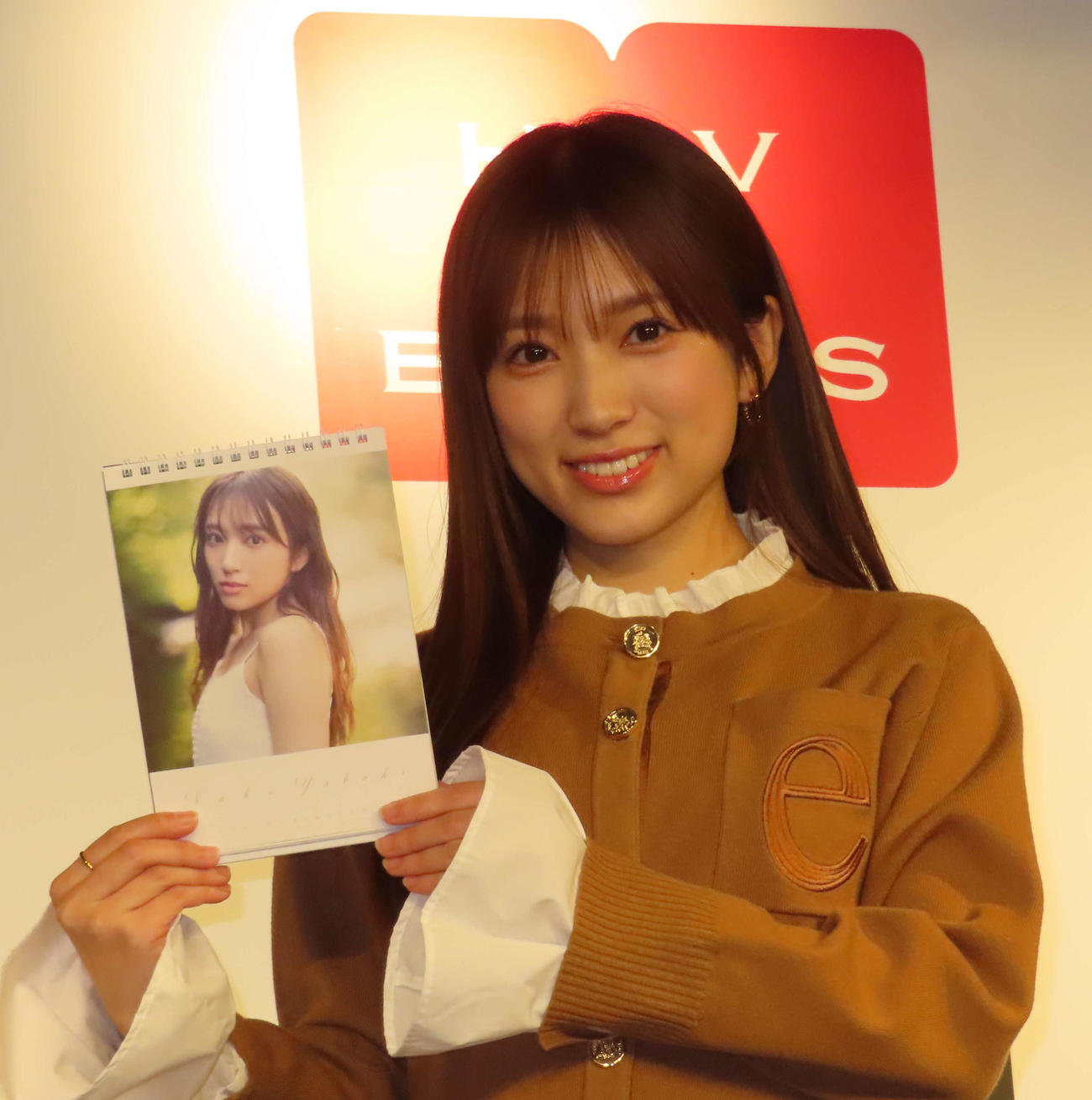 カレンダー発売イベントを行った矢吹奈子