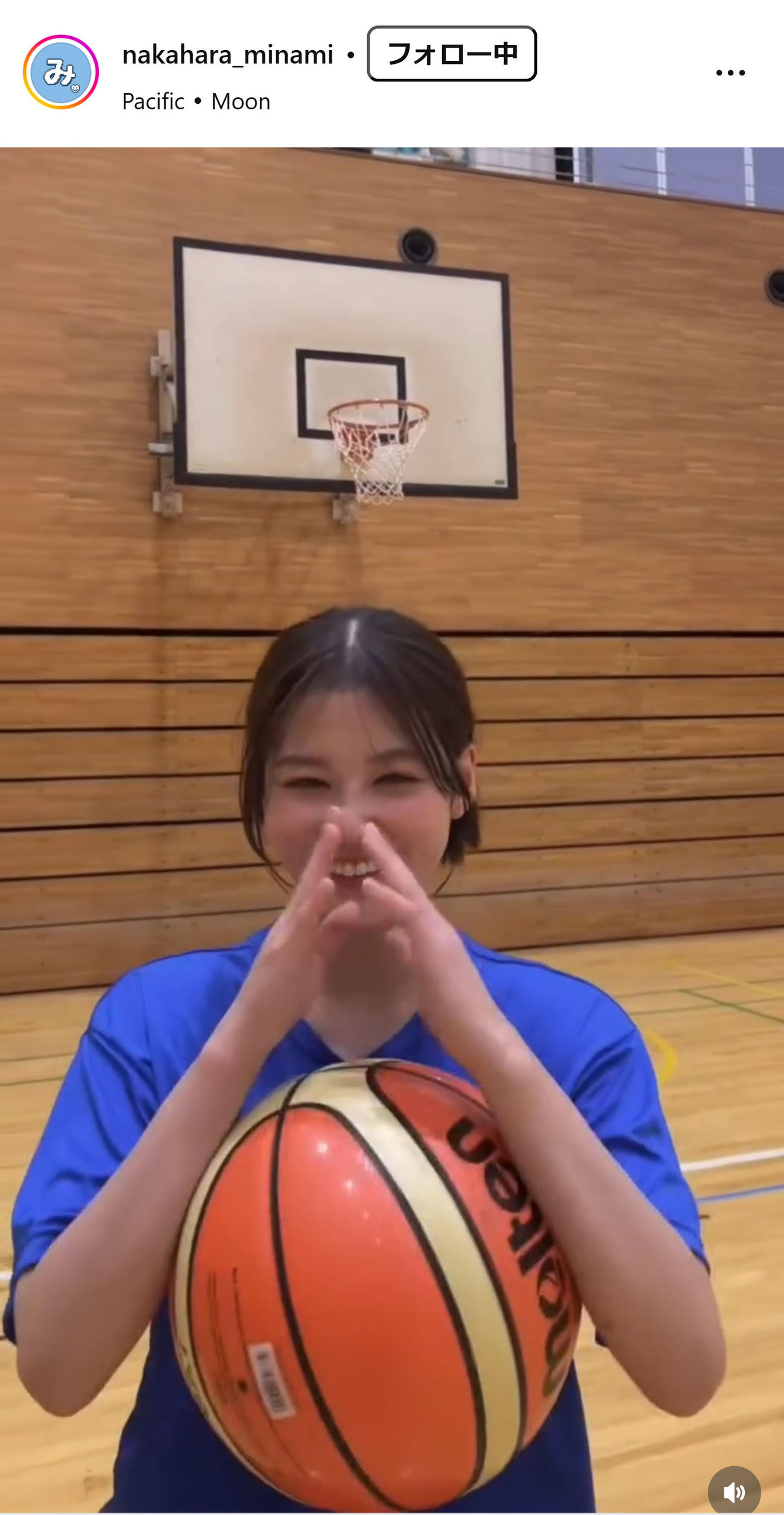中原みなみアナのインスタグラムから