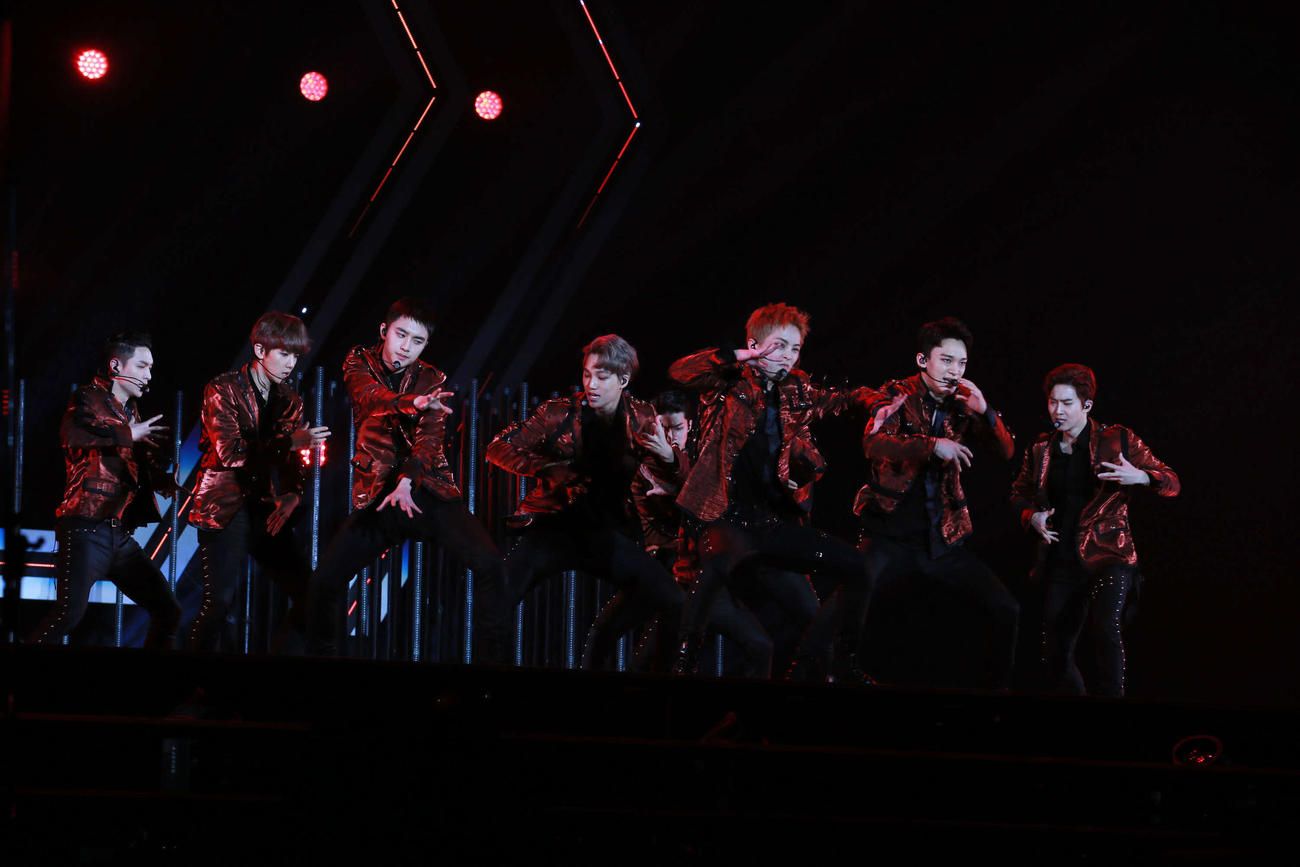 2016年　東京ドーム公演を行ったEXO
