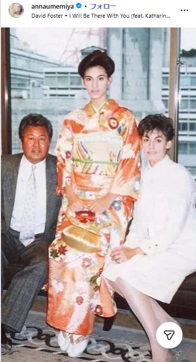 梅宮アンナのインスタグラムから