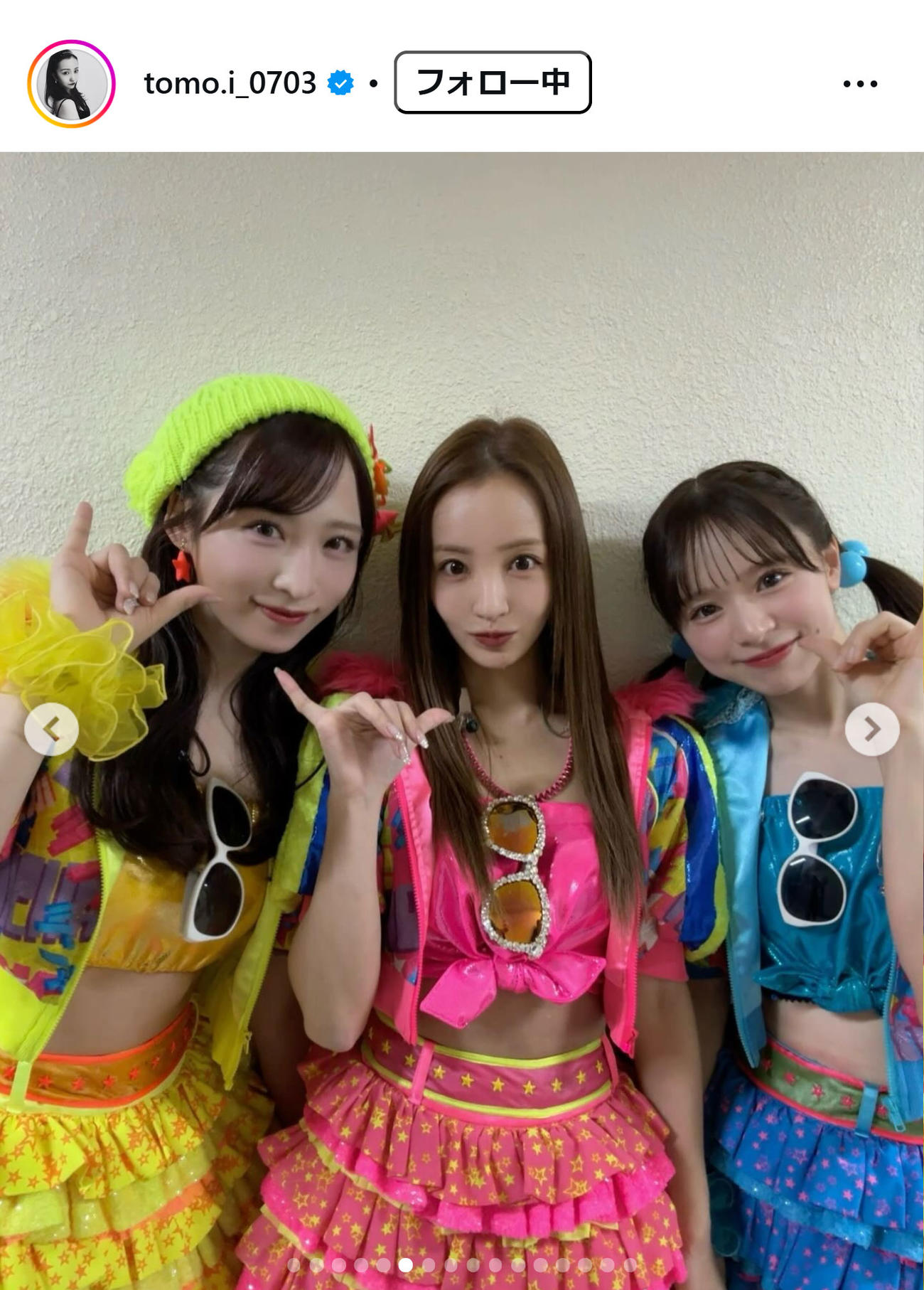 板野友美のインスタグラムから